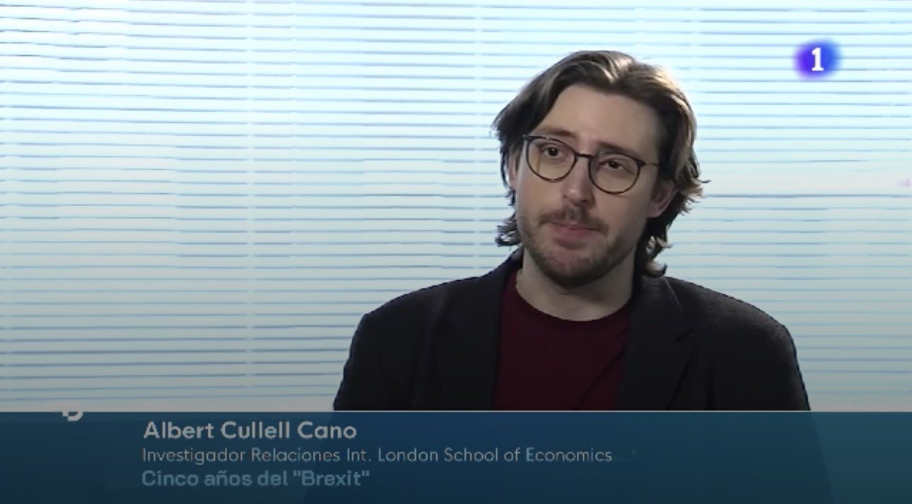 Albert C. Cano interviewed on TVE’s Telediario on the fifth anniversary of Brexit
